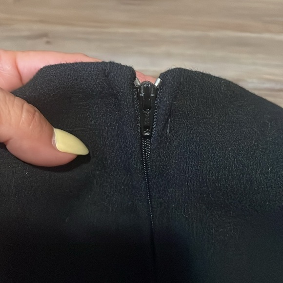 Vintage Howard Wolf Dallas Wool Long sleeved Dress Black Size 10 Made in USA - Picture 10 of 13